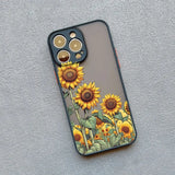 Plain Daisies Flower Shockproof Case For iPhone