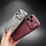 Retro Original Colors Leather Matte Case for iPhone
