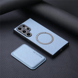Luxurious Carbon Fiber Leather Case for Samsung