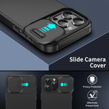 Slide Camera Shockproof Case For iPhone