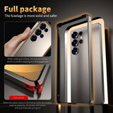 Hybrid Silicone Frame Aluminum Metal Case for Samsung