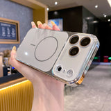 Luxury Plating Tempered Glass Case For iPhone