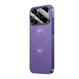 Luxury Camera Large Window Magnetic Case for iPhone