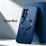 Luxury Magnetic Silicone Lens Protector Case for Samsung