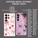 Bowknot Print Soft TPU Lanyard Case For Samsung