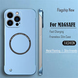 Metallic Frameless Magnetic Case For iPhone