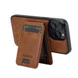 2 In 1 Detachable Pocket Magnetic Leather Case For iPhone