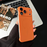 Ultra Thin Matte Magnetic Frameless Case For iPhone