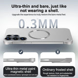 Ultra Thin Metallic Paint Magnetic Frameless Case For Samsung