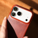 Genuine Leather Aesthetic Vintage Case for iPhone