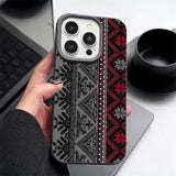 Vintage Totem Shockproof Leather Case For iPhone