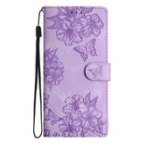 Flower Leather Wallet Card Holder Case for iPhone