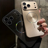 Glitter Glossy Magnetic  Full Lens Case for iPhone