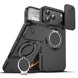 Rotating Flip Full Lens Protection Magnetic Case For iPhone