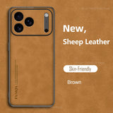 Luxury Leather Shockproof Case For iPhone