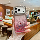 Gradient Quicksand Soft TPU+Hard Bumper Case For iPhone