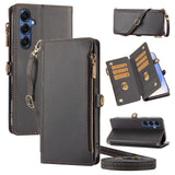 Flip Wallet Style with Multiple Card Slots Leather Case For Samsung