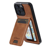 2 In 1 Detachable Pocket Magnetic Leather Case For iPhone