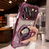 Luxury Glitter Bracket Ring Holder Case for iPhone