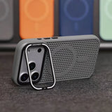Luxury Cooling Camera Holder Case for iPhone