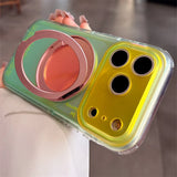 Luxury Magnetic Stand Dopamine Aurora Case for iPhone