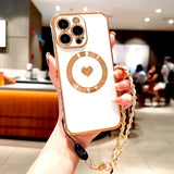 Plating TPU Wrist Lanyard Bracelet  Case For iPhone