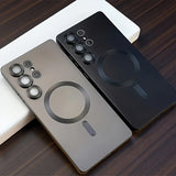 Luxury Soft TPU Matte Magnetic Case For Samsung