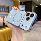 Luxury Plating Tempered Glass Case For iPhone