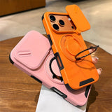 Rotating Flip Full Lens Protection Magnetic Case For iPhone