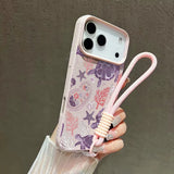 Coastal Sea Turtle With Strap Case For iPhone