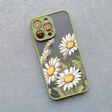 Plain Daisies Flower Shockproof Case For iPhone