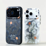 MagSafe Magnetic Geometric Graffiti Hard Case for iPhone