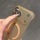 Frameless Ultra Thin Matte Translucent Case for iPhone