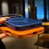 Luxury Cooling Camera Holder Case for iPhone