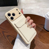 Card Slot Wallet Bracket Case For iPhone