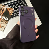 Ultra Thin Matte Magnetic Frameless Case For iPhone