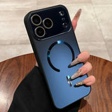 Matte Glitter Laser Magnetic Case for iPhone