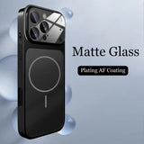Magsafe Original Glass Nano Matte Case For iPhone
