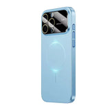 Luxury Camera Large Window Magnetic Case for iPhone
