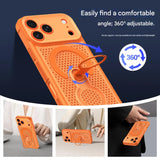 Honeycomb Cooling Magnetic Kickstand Case for iPhone