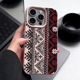 Vintage Totem Shockproof Leather Case For iPhone