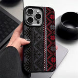Vintage Totem Shockproof Leather Case For iPhone