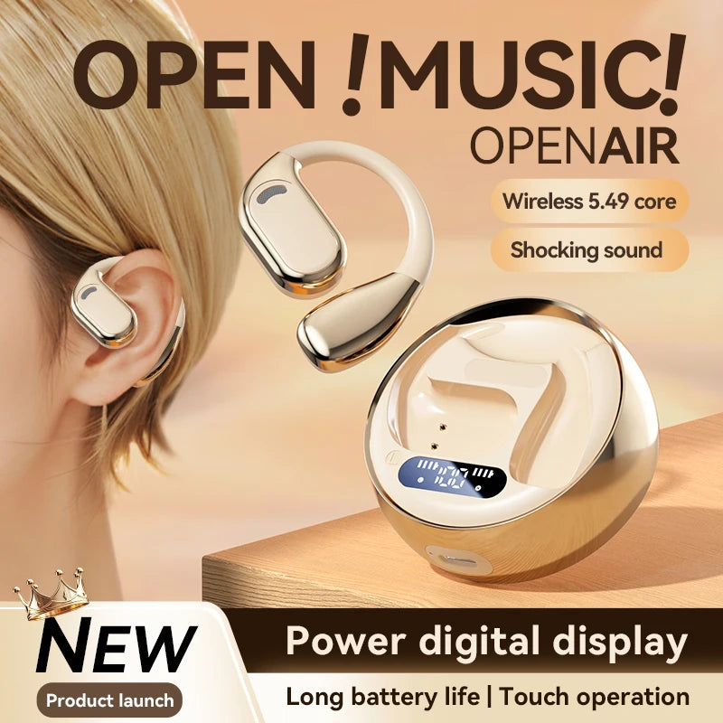 Round Design Dynamic Essence Waterproof Bluetooth Earphone