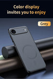 Anti-Fingerprint Magnetic Leather Shield Case For Iphone