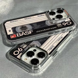 Cassette Tape Photo Frame Soft Phone Case For iPhone