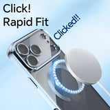 Luxury Transparent Magnetic Case For iPhone
