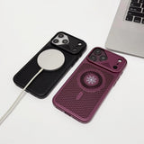 Luxury Heat Dissipation Matte Magnetic Case for iPhone