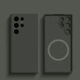 Liquid Silicone Magnetic Shockproof Case For Samsung
