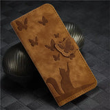 Leather Flip Holder Wallet  Case For iPhone