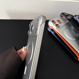 Ultra Thin Matte Magnetic Frameless Case For iPhone